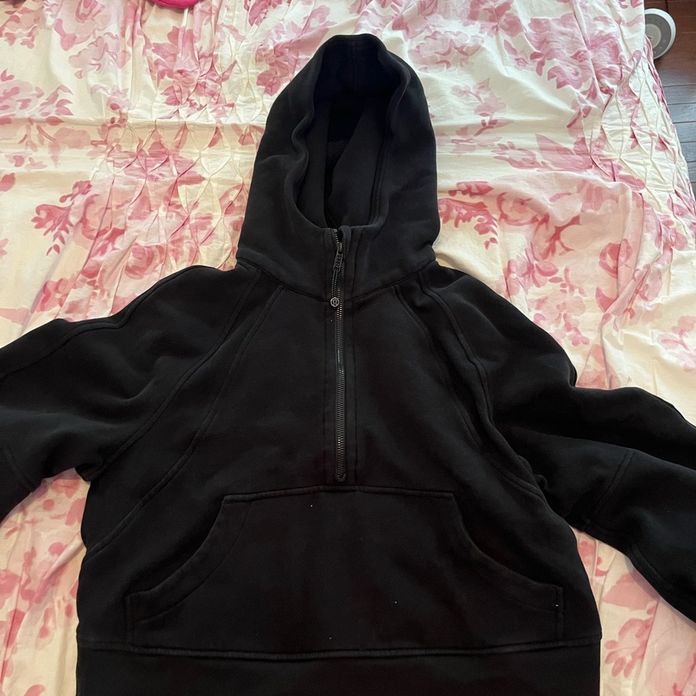 Black Hoodie with Front Pocket